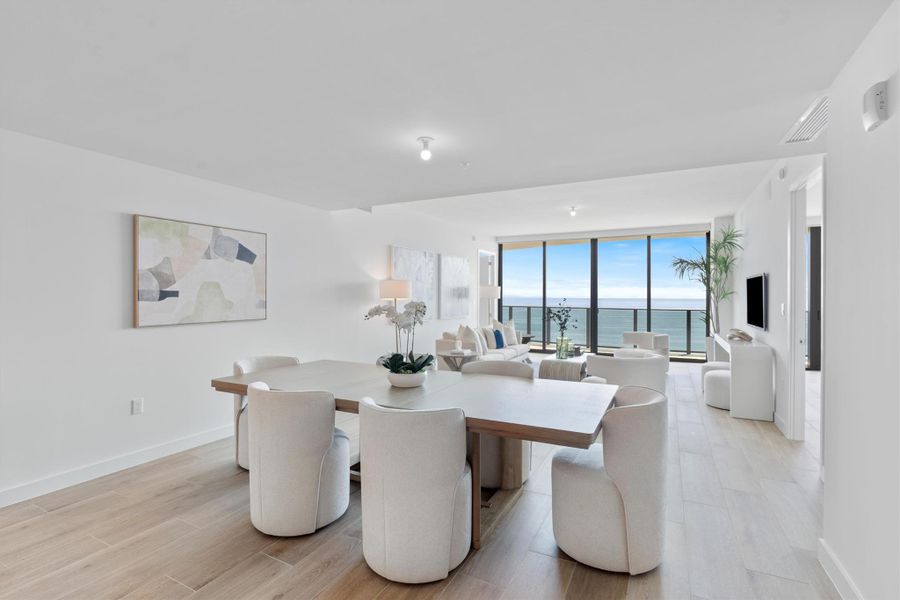 Furnished interior view inside a new home in , Pompano Beach (Image 35).