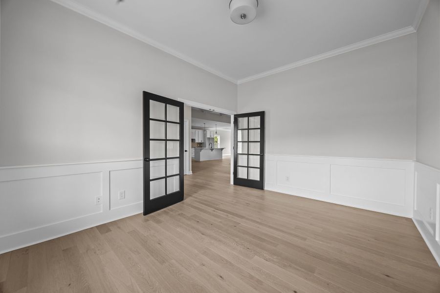 Spacious, unfurnished interior of a new home in The Preserve at Langston, Winterville (Image 20).