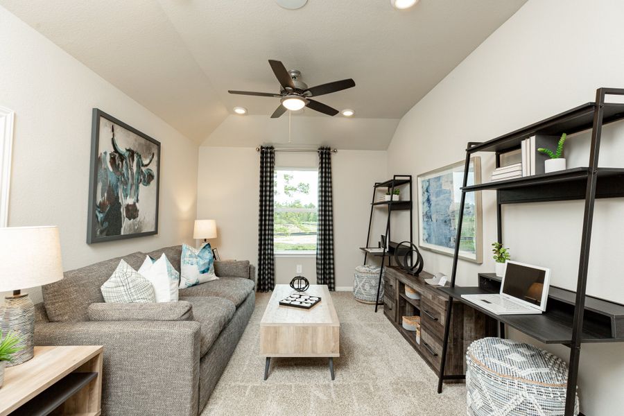 Furnished interior view inside a new home in Montgomery Ridge, Montgomery (Image 8).