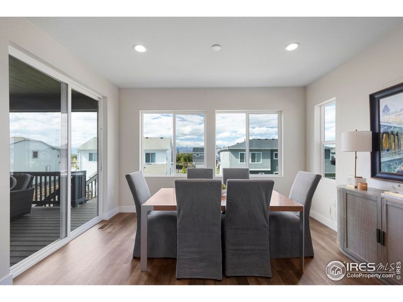 Furnished interior view inside a new home in Morgan Hill, Erie (Image 6).