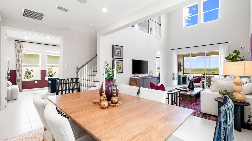 Representative furnished interior of a home built from the Anastasia by Taylor Morrison in Hillcrest, San Antonio (Image 9).