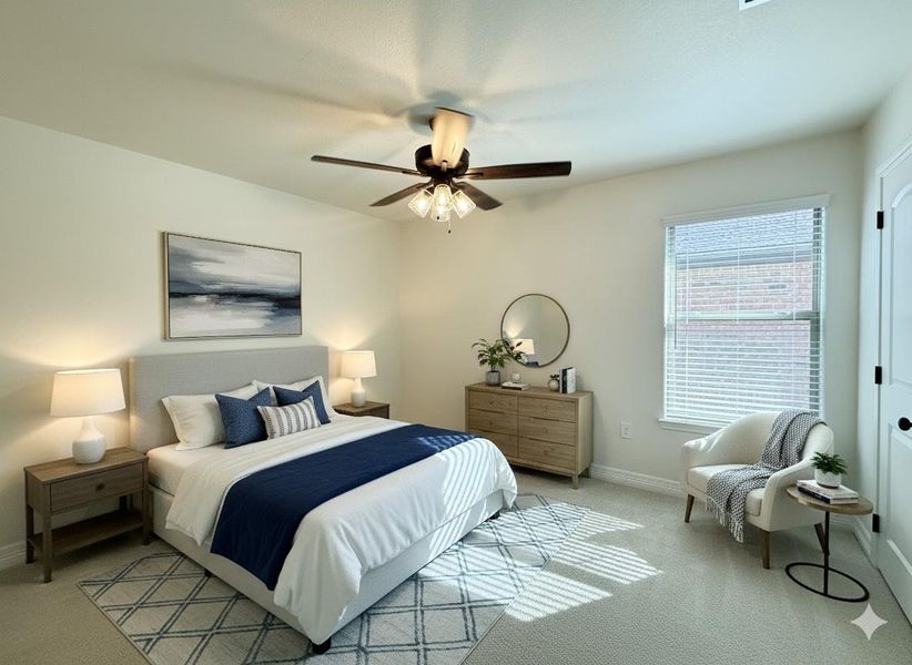 Furnished interior view inside a new home in , Belton (Image 4).