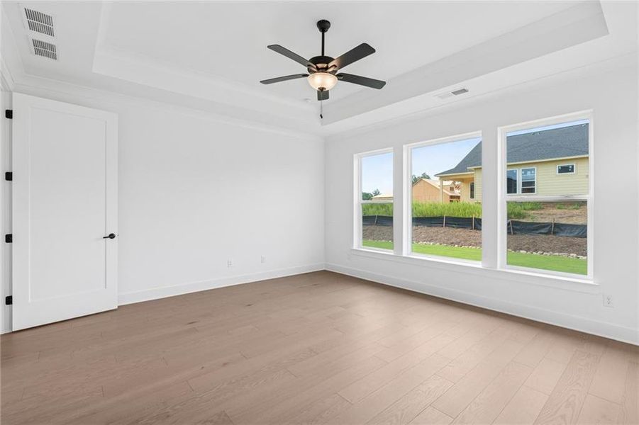 Spacious, unfurnished interior of a new home in Crescent Pointe at Great Sky, Canton (Image 13). Spacious, unfurnished interior of a new home in Crescent Pointe at Great Sky, Canton (Image 13).
