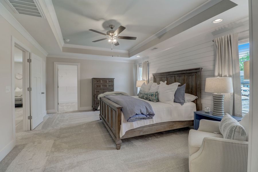 Representative furnished interior of a home built from the Brantley II by Great Southern Homes in Collins Cove, Chapin (Image 64).