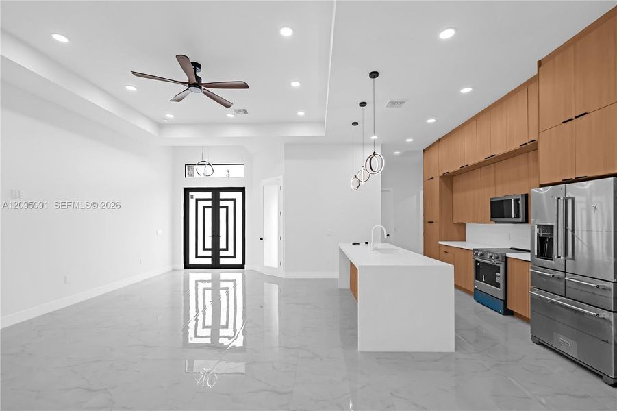 Furnished interior view inside a new home in , Cape Coral (Image 16).