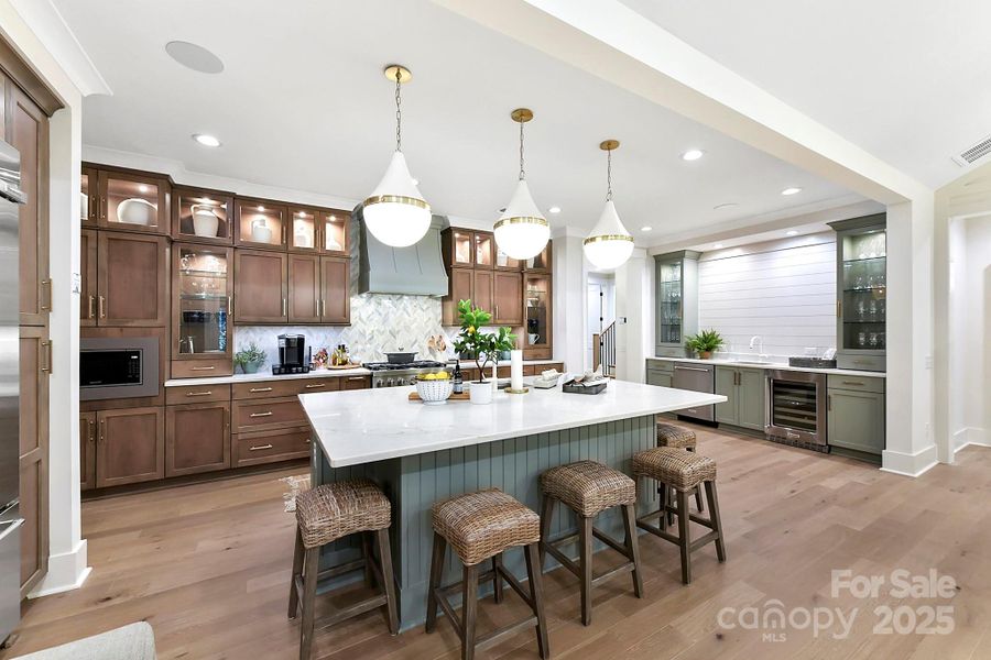 Furnished interior view inside a new home in , Weddington (Image 22).