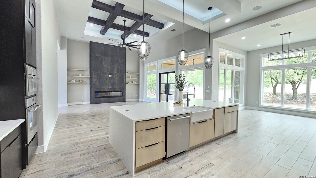 Furnished interior view inside a new home in , New Braunfels (Image 37).