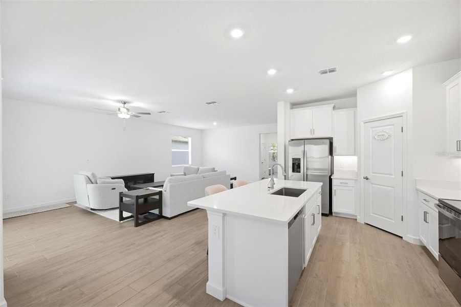 Furnished interior view inside a new home in Angeline Active Adult, Land O' Lakes (Image 18).