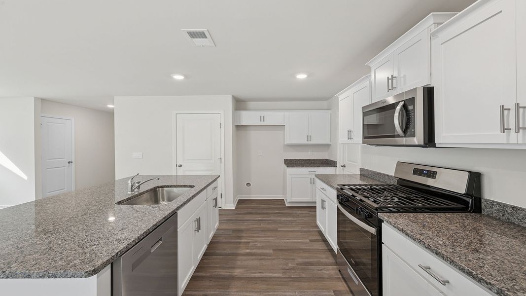 Furnished interior view inside a new home in Cloverdale Hills, Piedmont (Image 8).