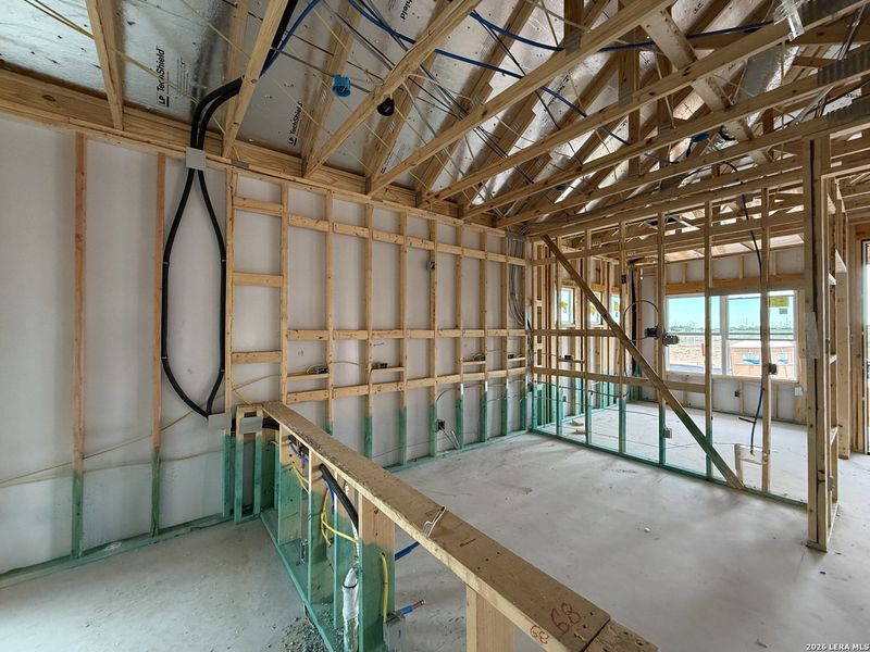 In-progress construction of a new home in The Wilder, Adkins, TX (Image 19).