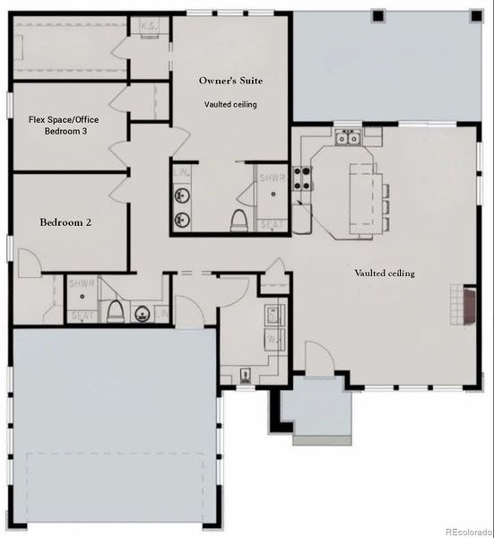 2D floor plan layout of this home in , Cañon City, CO (Image 3).