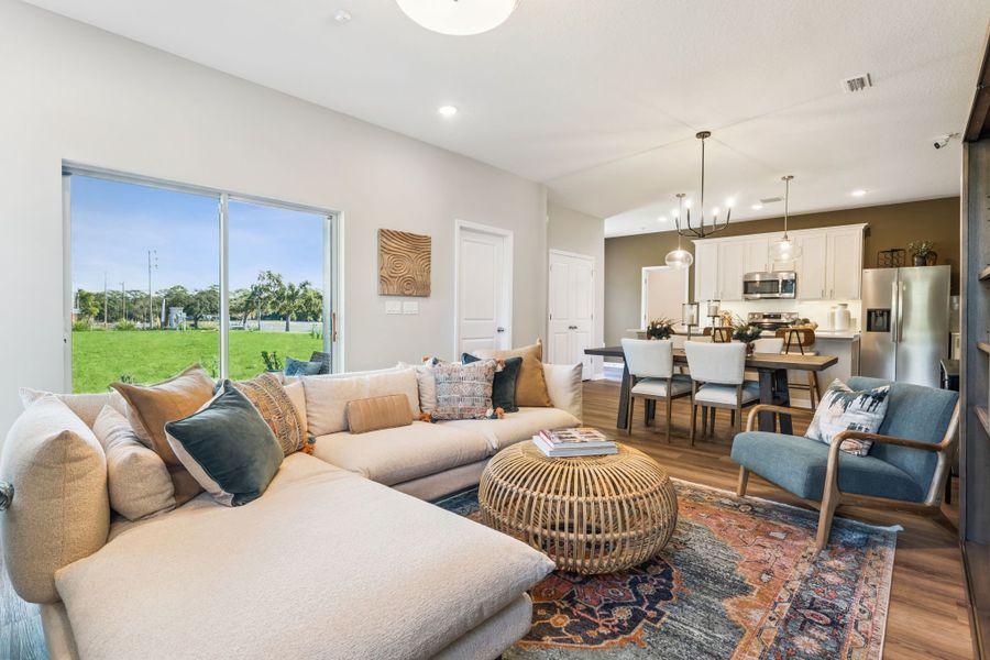 Furnished interior view inside a new home in Connors Cove, Eustis (Image 6).