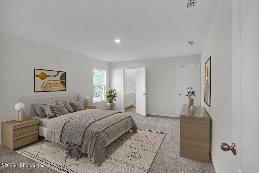 Furnished interior view inside a new home in Rolling Hills, Green Cove Springs (Image 11).