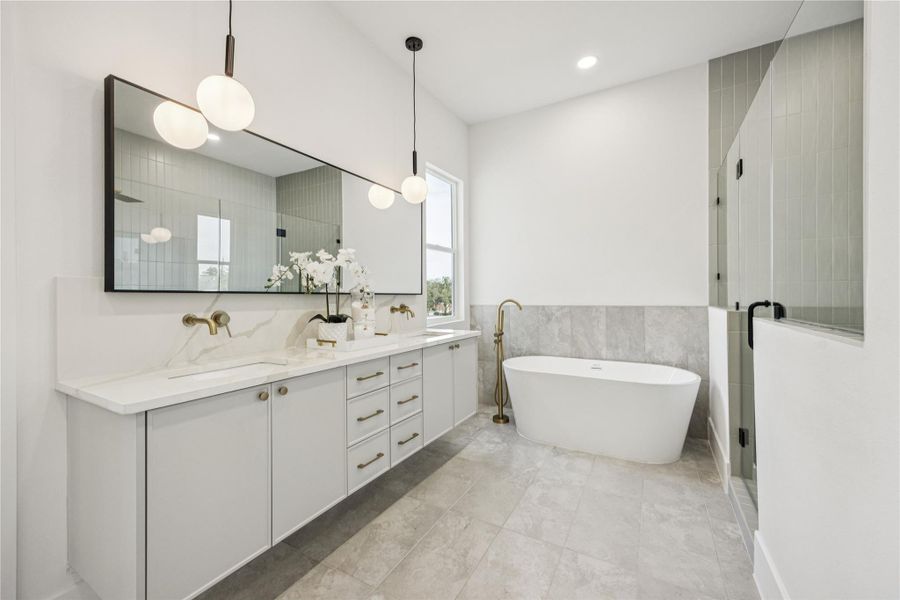 Furnished interior view inside a new home in , Houston (Image 13). Furnished interior view inside a new home in , Houston (Image 13).