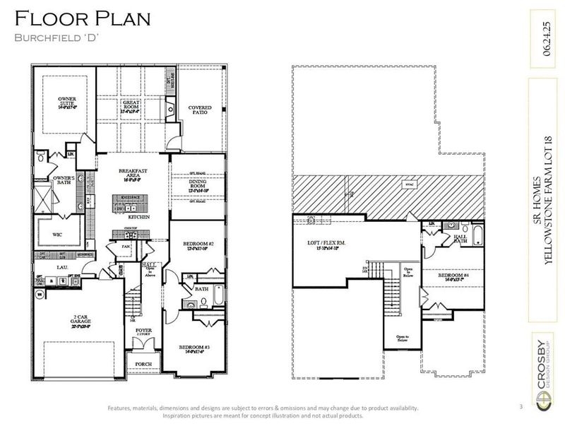 2D floor plan layout of this home in , Cumming, GA (Image 2).