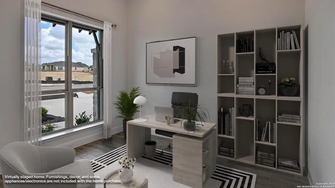 Furnished interior view inside a new home in Esperanza 60', Boerne (Image 8).