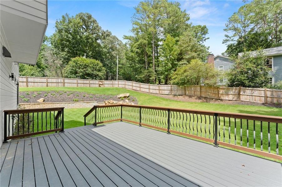 Exterior details and patio area of a home in , Roswell (Image 3). Exterior details and patio area of a home in , Roswell (Image 3).