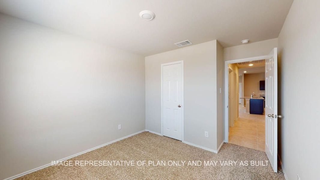 Representative unfurnished interior of a home built from the Camden by D.R. Horton in Victory Ranch, Killeen (Image 21).