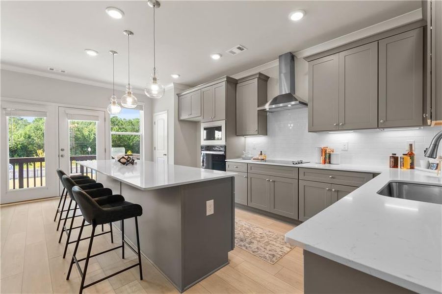 Furnished interior view inside a new home in Silverock, McDonough (Image 14).