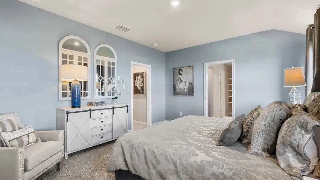 Furnished interior view inside a new home in Rosewood at Beltmill, Fort Worth (Image 23).