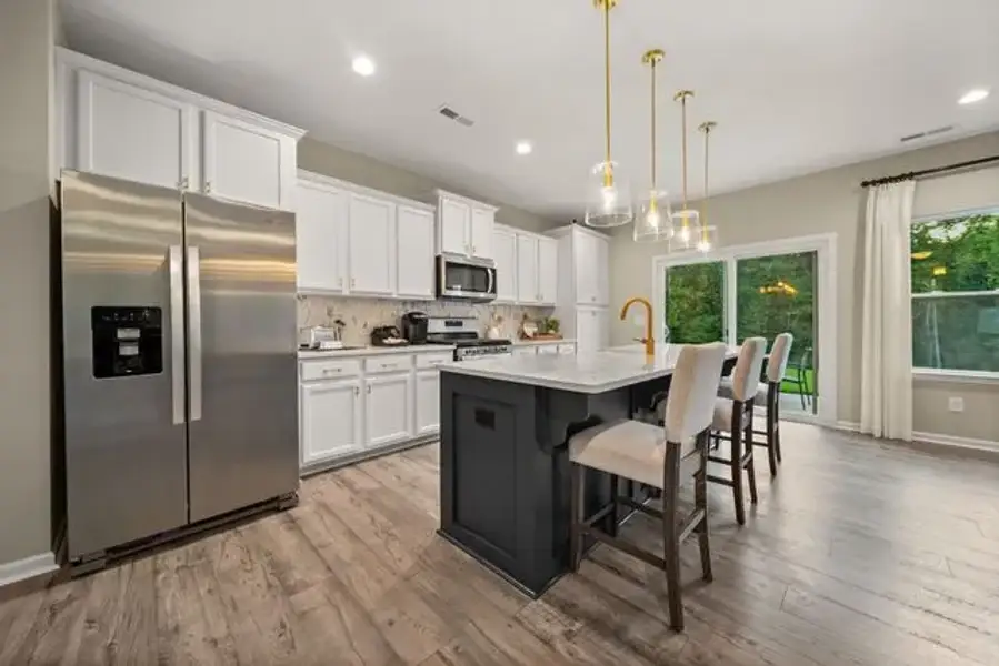 Representative furnished interior of a home built from the Kipling by True Homes in Deerwood Place, North Charleston (Image 3).
