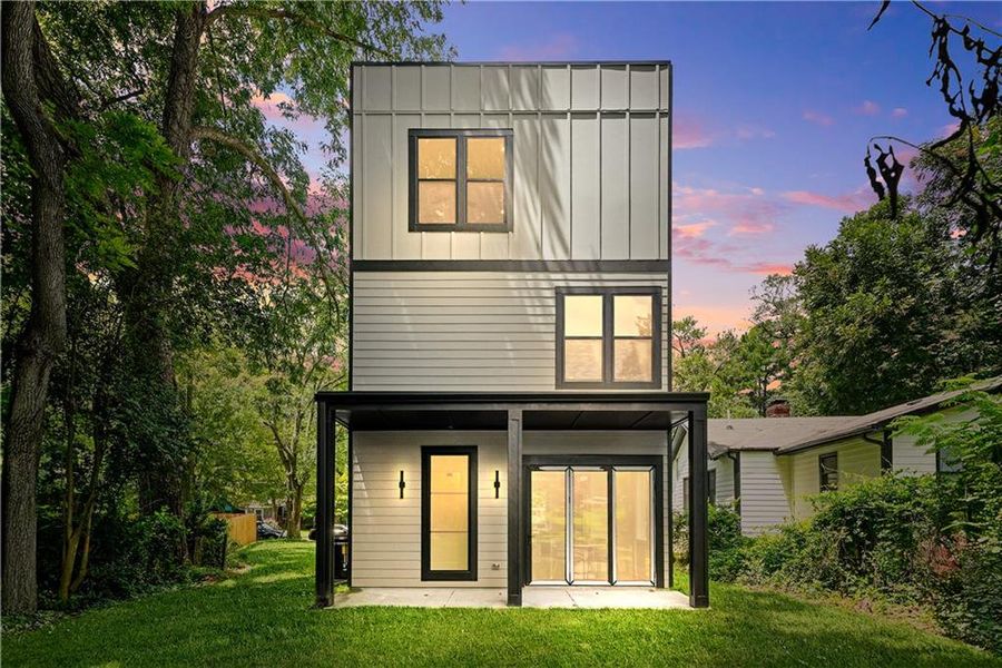 Front exterior of a new home in , Atlanta, GA, highlighting curb appeal (Image 30). Front exterior of a new home in , Atlanta, GA, highlighting curb appeal (Image 30).