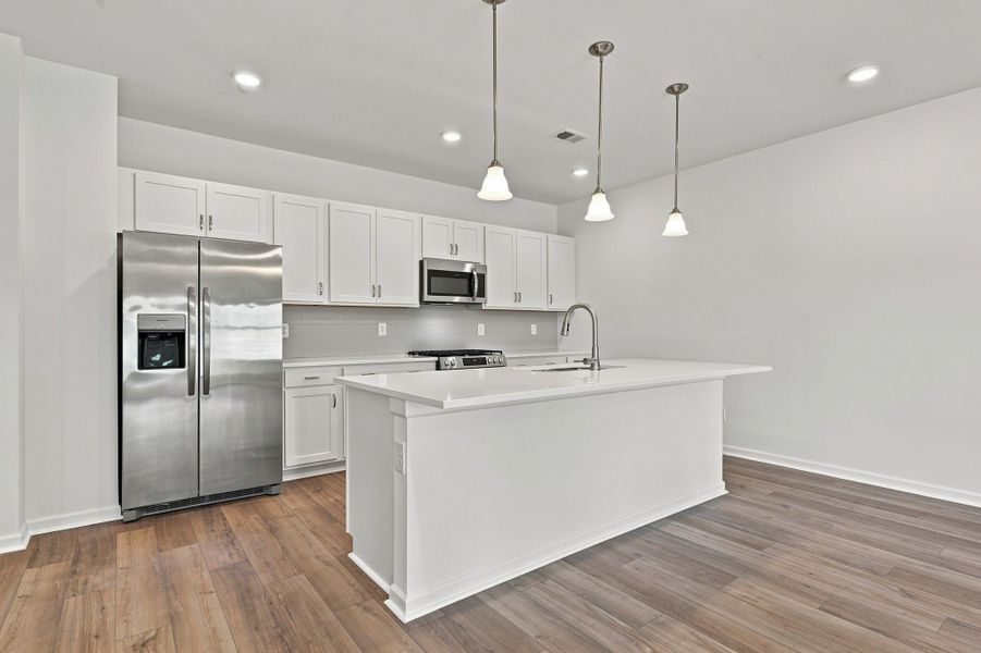 Furnished interior view inside a new home in The Oaks, Clarksville (Image 6).
