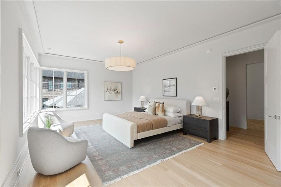 Furnished interior view inside a new home in , Atlanta (Image 54). Furnished interior view inside a new home in , Atlanta (Image 54).