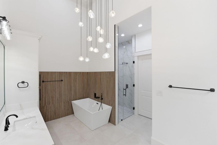 Primary  bath is it's own spa