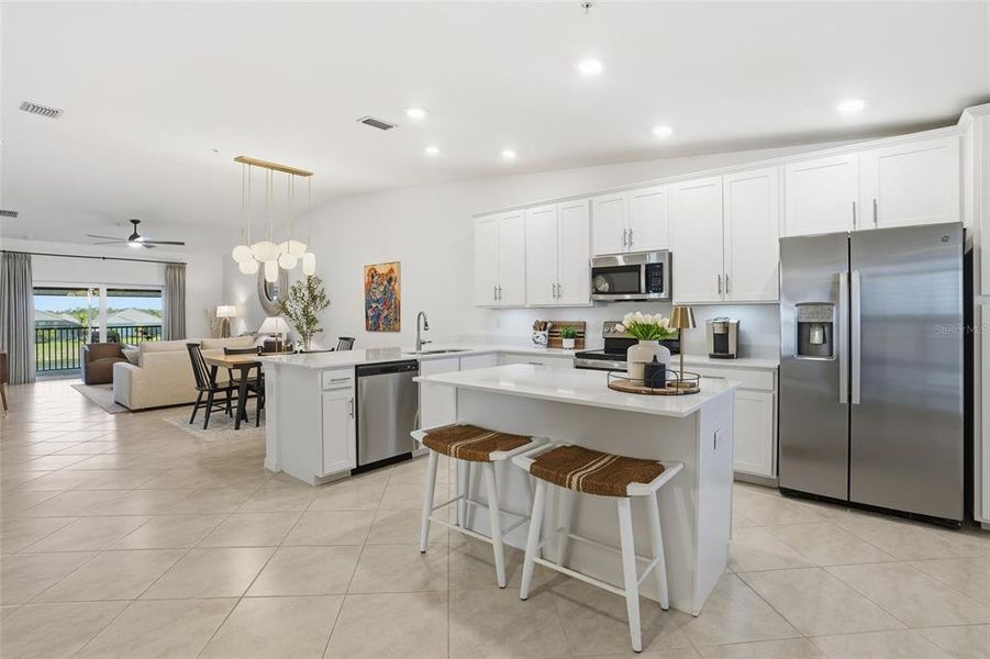 Furnished interior view inside a new home in , Punta Gorda (Image 8).