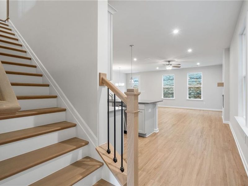 Spacious, unfurnished interior of a new home in The Village at Shallowford, Kennesaw (Image 23). Spacious, unfurnished interior of a new home in The Village at Shallowford, Kennesaw (Image 23).