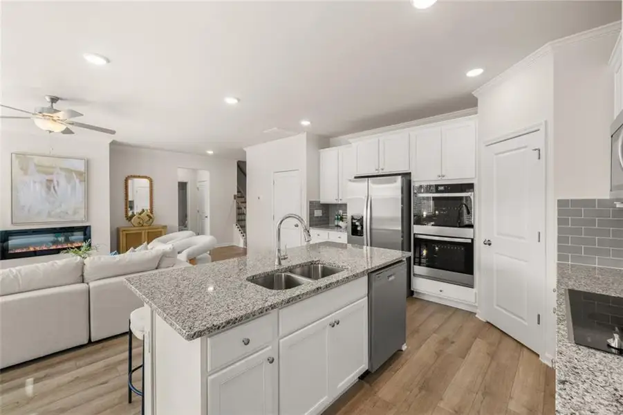 Furnished interior view inside a new home in Hillbrooke Preserve, Conyers (Image 54).