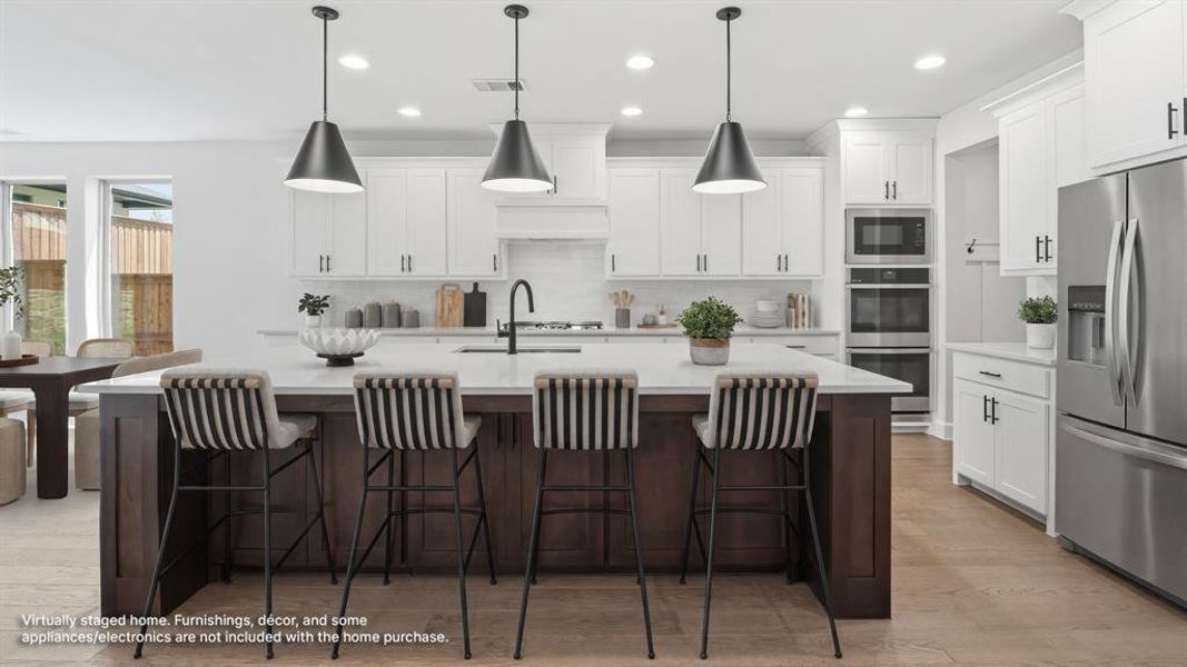 Furnished interior view inside a new home in Terraces, Rockwall (Image 5).