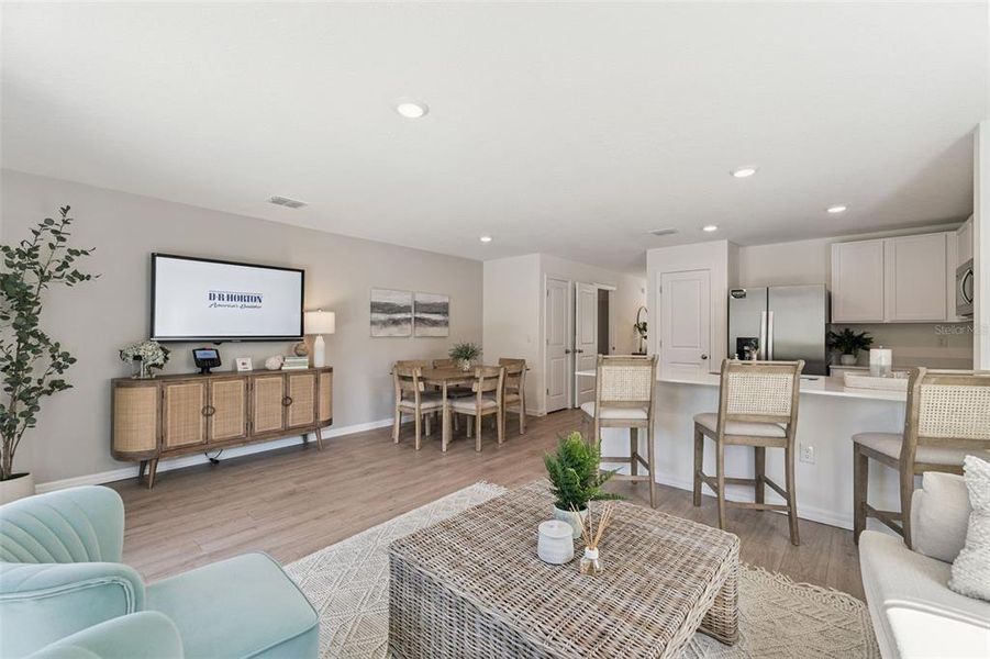 Furnished interior view inside a new home in Evergreen Park, Kissimmee (Image 5). Furnished interior view inside a new home in Evergreen Park, Kissimmee (Image 5).