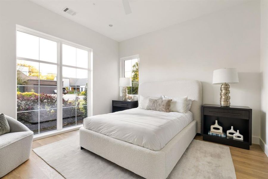 Furnished interior view inside a new home in , Dallas (Image 19).