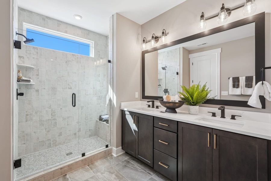 Representative furnished interior of a home built from the Wilson by Tri Pointe Homes in The Townes at NoVi, Pittsboro (Image 12).