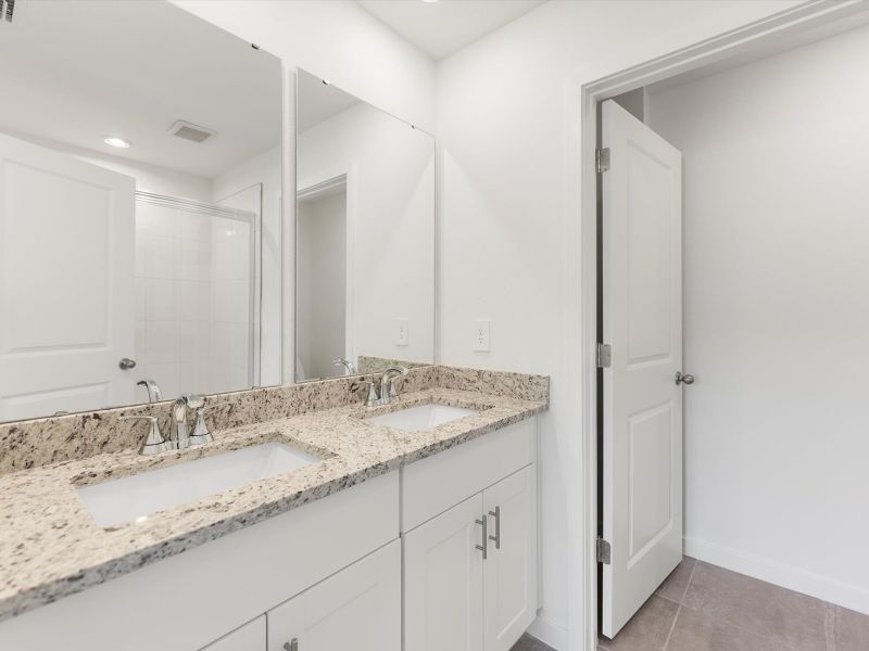 Furnished interior view inside a new home in Flagler Village - Classic Series, Palm Coast (Image 8).