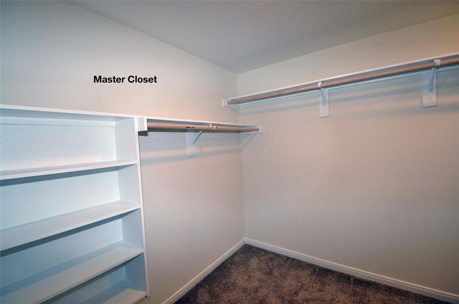Master closet.