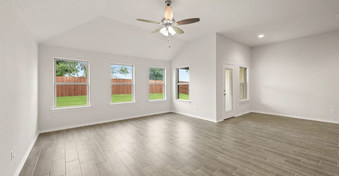 Representative exterior photo of a completed home built from the Boston by Impression Homes in Baker Farms, Cleburne, TX (Image 10).