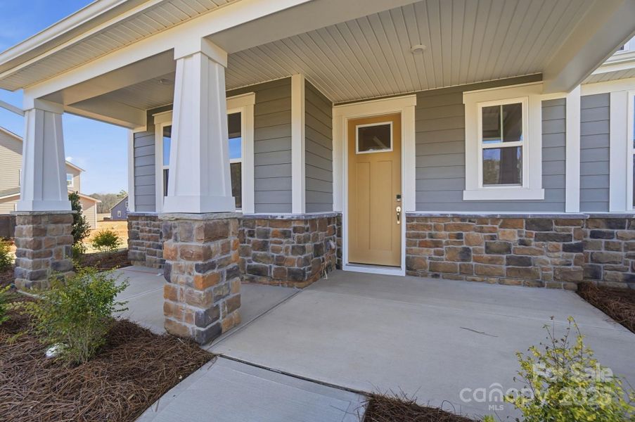 Exterior details and patio area of a home in Blair Place, Monroe (Image 30).