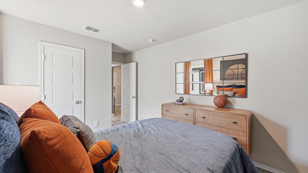 Furnished interior view inside a new home in Lonestar at Liberty Trails, Fort Worth (Image 28).