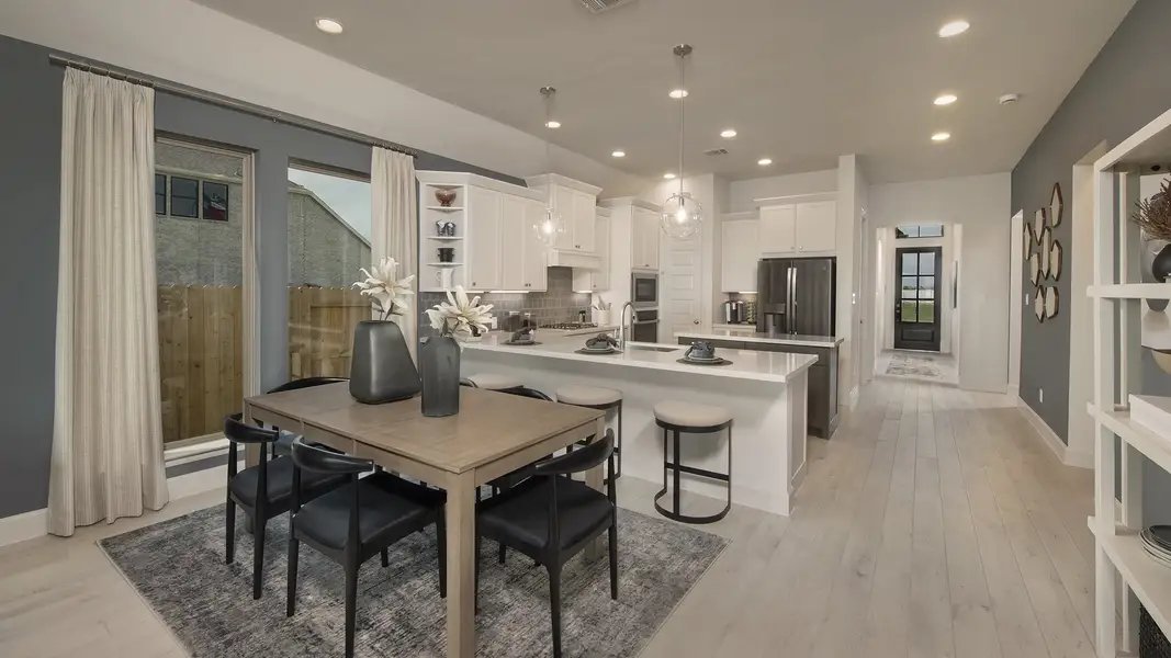 Representative furnished interior of a home built from the 1942W by Perry Homes in Ladera 45', San Antonio (Image 4).