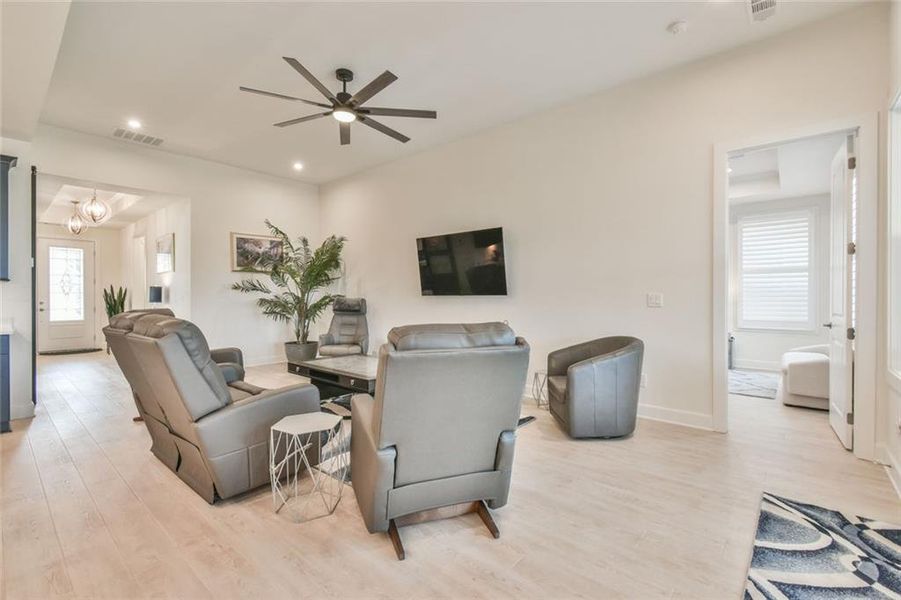 Furnished interior view inside a new home in , Hoschton (Image 8).