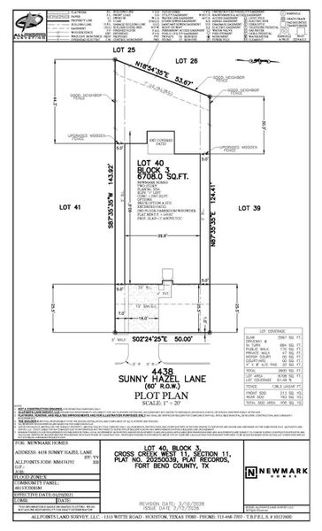 Plot Plan