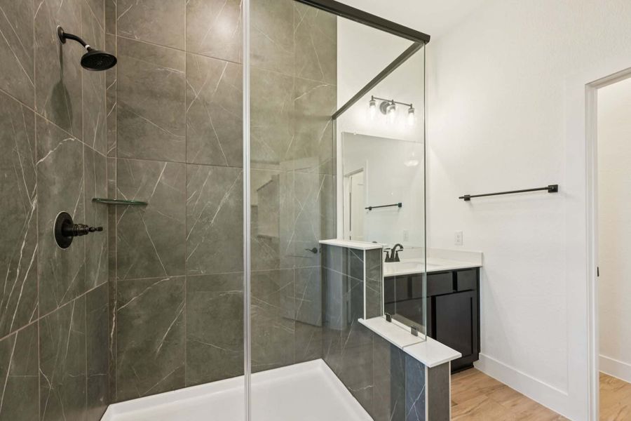 Furnished interior view inside a new home in The Woodlands Hills, Willis (Image 15).