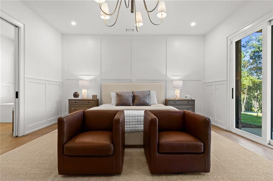 Furnished interior view inside a new home in , Talking Rock (Image 39).