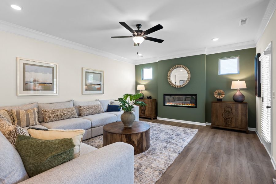 Furnished interior view inside a new home in Appalachia Park, Cleveland (Image 4).