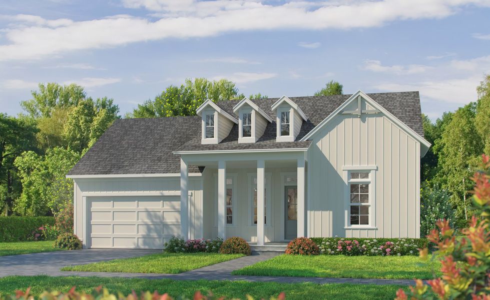 Representative exterior photo of a completed home built from the Costa Mesa by ICI Homes in EverRange, Jacksonville, FL (Image 3).