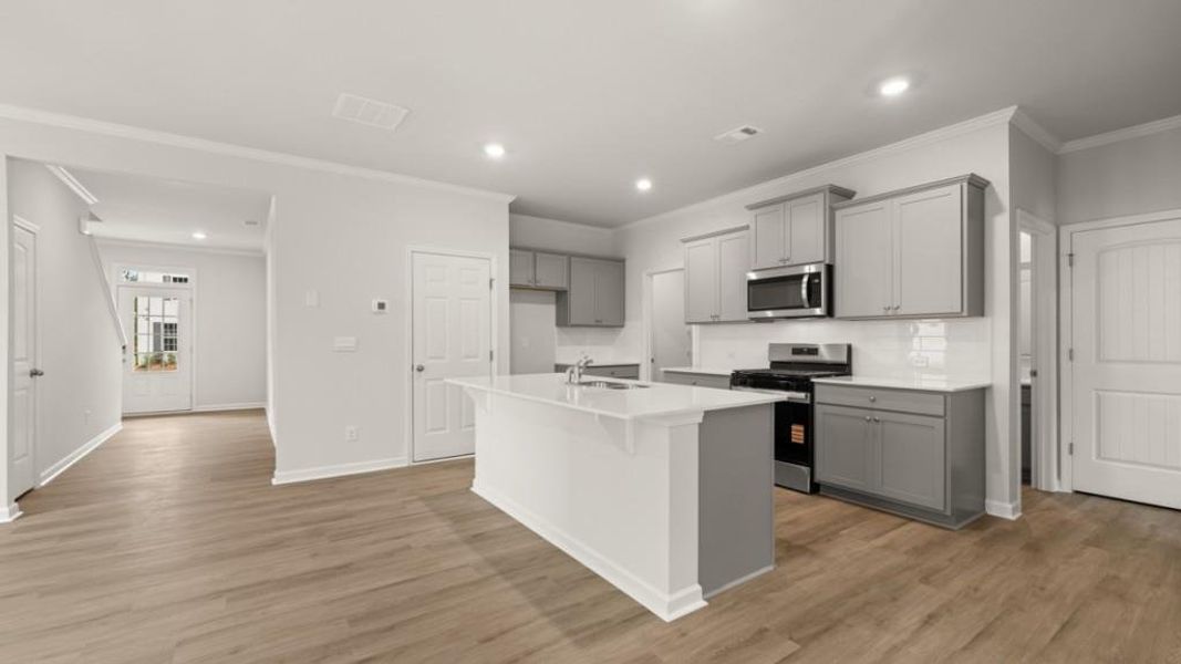 Furnished interior view inside a new home in Lost Creek, Dallas (Image 3).