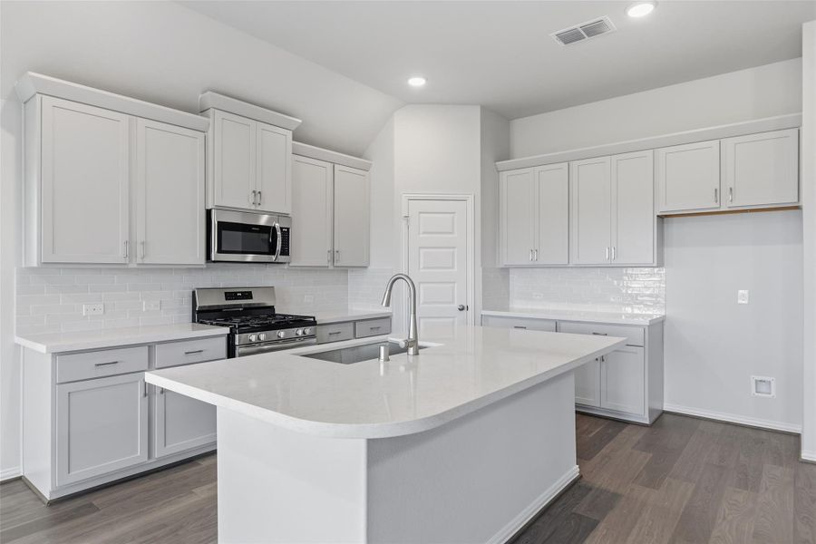 Furnished interior view inside a new home in Westland Ranch, League City (Image 8). Furnished interior view inside a new home in Westland Ranch, League City (Image 8).